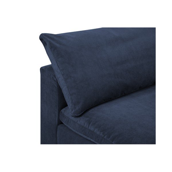 Tmavě modrá rohová část modulární manšestrové pohovky Windsor & Co Sofas Galaxy, pravý roh-image-1
