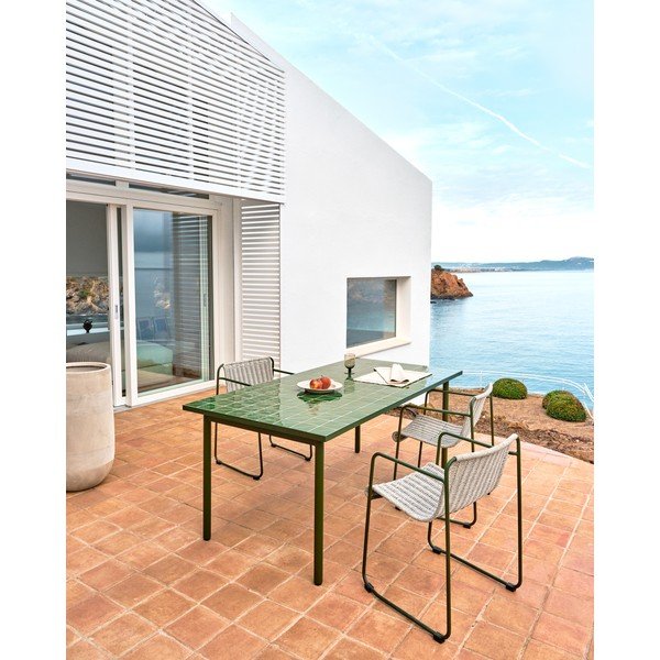 Terasest aia söögilaud 91x182 cm Maurina - Kave Home-image-1