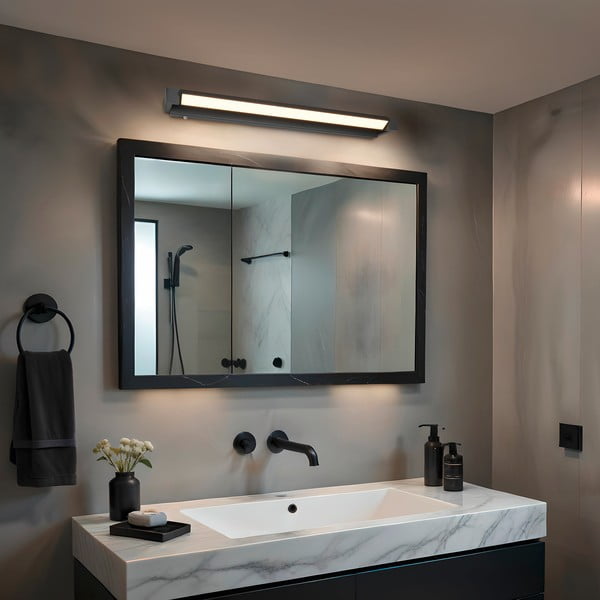 Matt must LED seinavalgusti Fabrizio - Trio-image-1