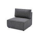 Tumehall velvetist diivanimoodul, keskosa  Nihad modular - Bobochic Paris