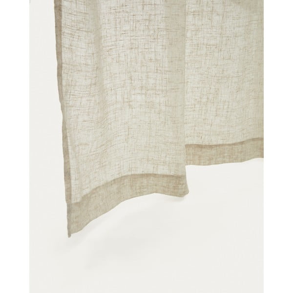 Beež kardin 140x260 cm Mahina - Kave Home-image-3