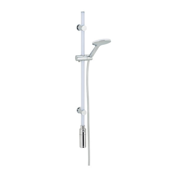 LED-valgustuspaneel dušši jaoks koos dušiotsikuga, soe valge, pikkus 94 cm - Wenko