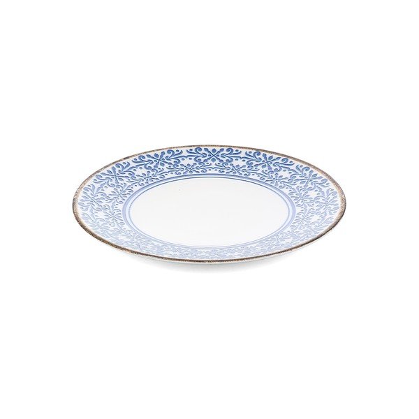 Valge/sinine portselantaldrik ø 27 cm Azul - BonBistro-image-4