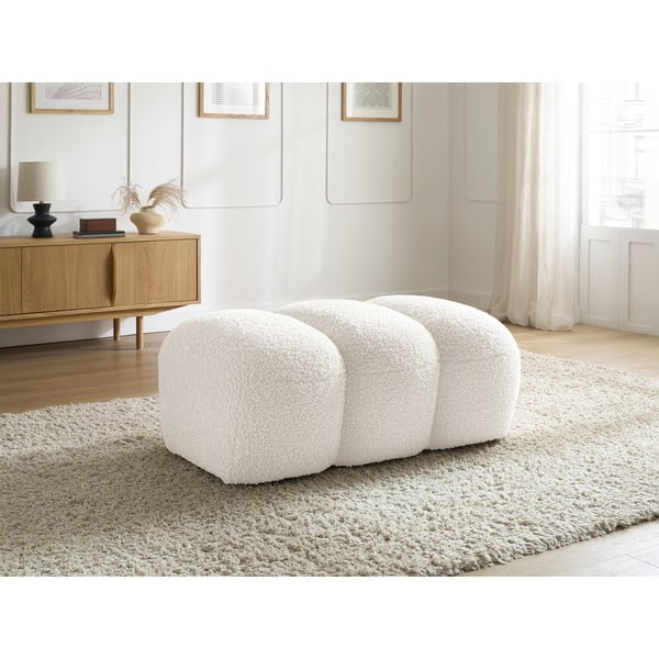 Valge buklee kangast jalapink Hippolyte - Bobochic Paris-image-1