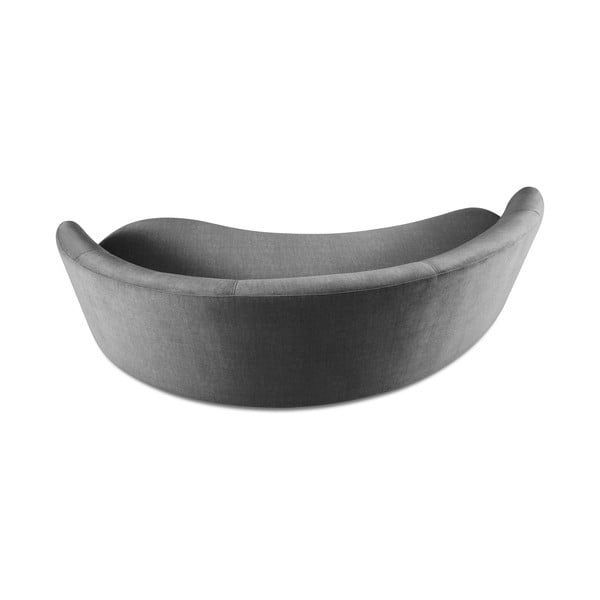 Hall sametist asümmeetriline diivan , paremal pool Debbie - Mazzini Sofas-image-3