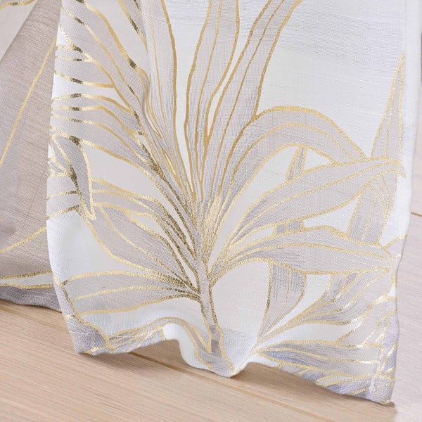 Beež-kuldne kardin 135x240 cm Vayana - douceur d'intérieur-image-3