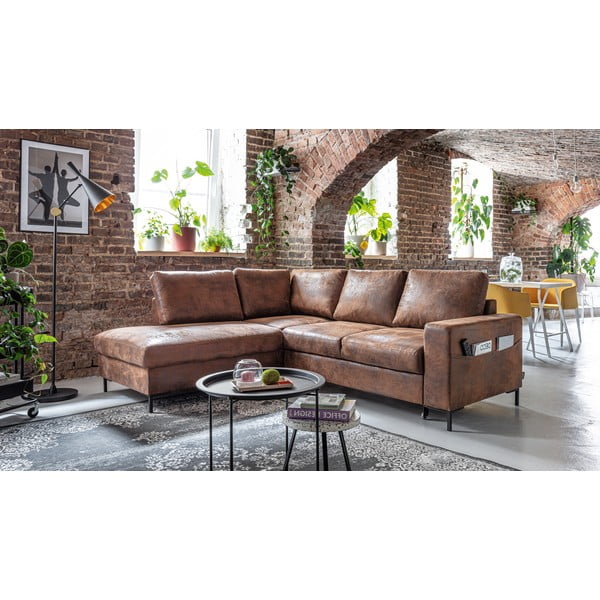 Pruun kunstnahast nurgadiivan (vasakus nurgas) Lofty Lilly - Miuform-image-3