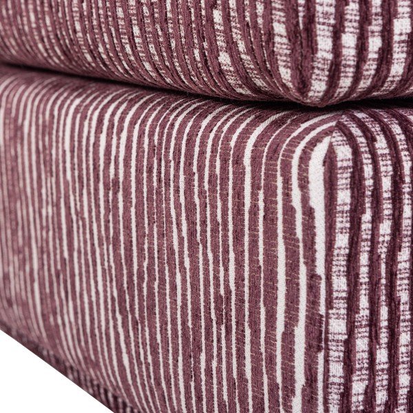 Burgundiapunane polsterdatud jalapink Lou - WOOOD-image-3