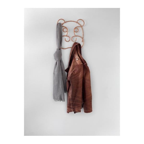 Vasevärvi terasest seinakonks Hippo - Metaltex-image-1