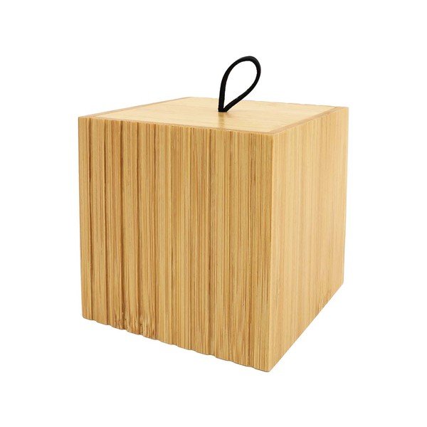 Bambusest vannitoa korraldaja vatitupsudele naturaalses värvitoonis Hanoi - douceur d'intérieur