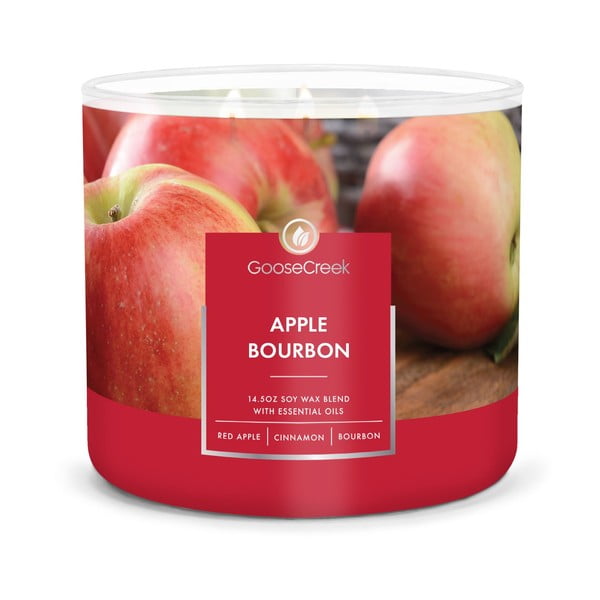 Lõhnaküünal karbis , 35 tundi põlemisaega Apple Bourbon - Goose Creek