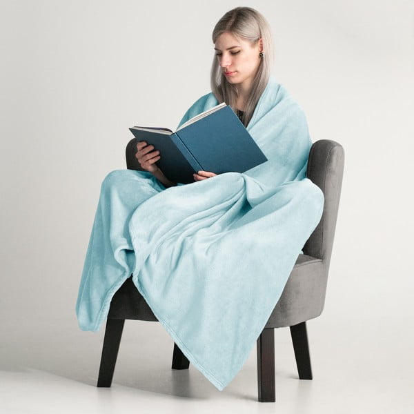 Helesinine mikrofiiber tekk , 160 x 210 cm Mic - DecoKing-image-1