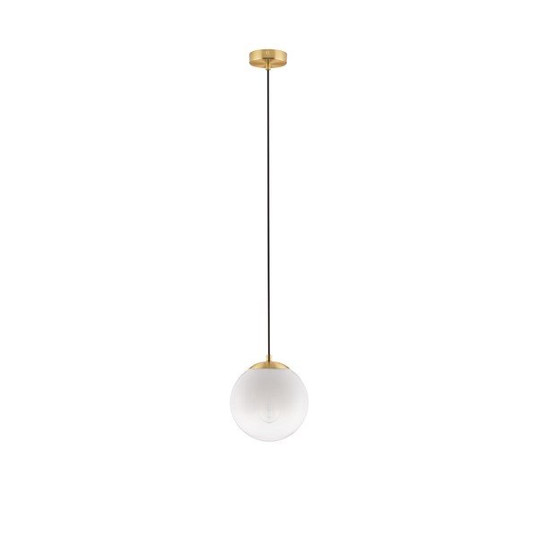 Valge/kuldne klaasist ripplamp ø 20 cm Vita - Nova Luce