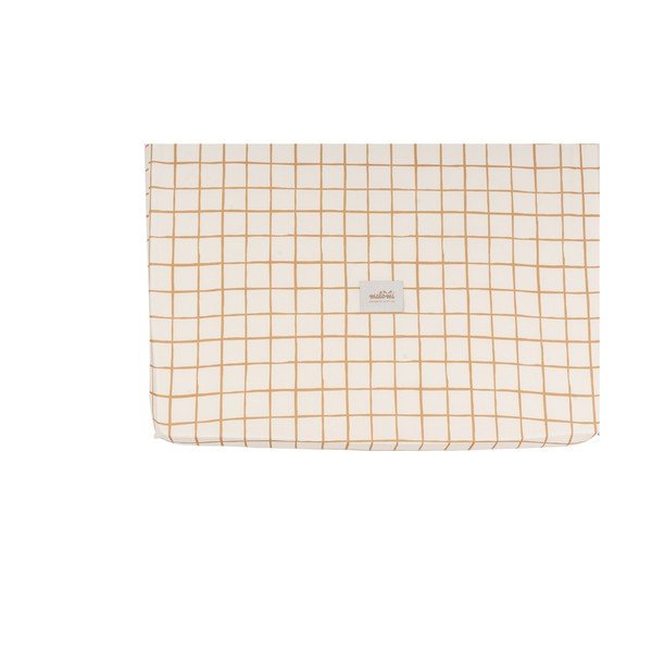 Veniv puuvillane voodipesu 80x160 cm Camel Check - Malomi Kids-image-2