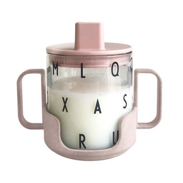 Pink Baby Mug Grow With Your Cup Grow with Your Cup - Design Letters