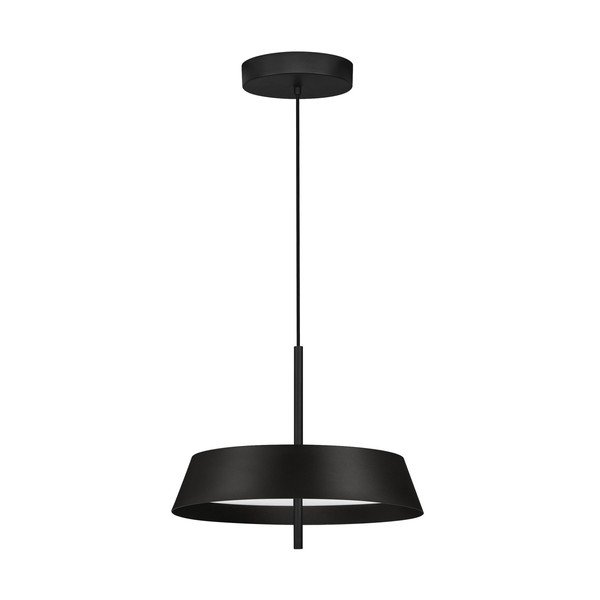 Matt must alumiiniumist LED-rippvalgusti, hämardatav, ø 45 cm Velio - Nova Luce