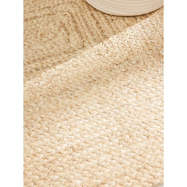 Käsitsi kootud kahepoolne džuudist vaip 60x90 cm Sharmila Natural White - Hanse Home-image-3