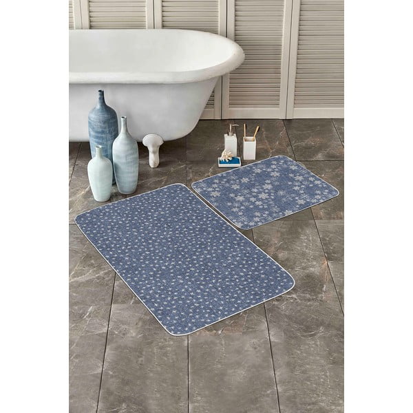 Sinised vannitoamatid 2 tk 100x60 cm komplektis - Minimalist Home World-image-3