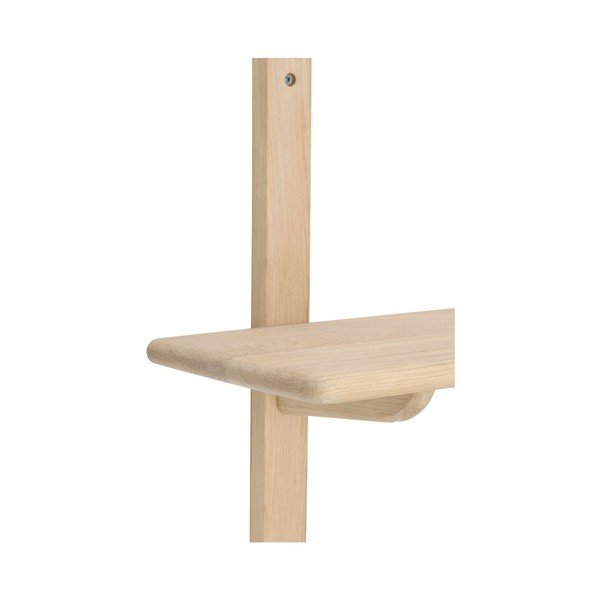 Kahetasandiline riiul heledast naturaalsest tammepuust 70 cm Albin - Ellos Home-image-3