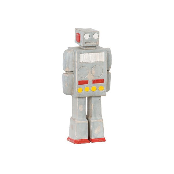 Dřevená dekorativní figurka Vox robot