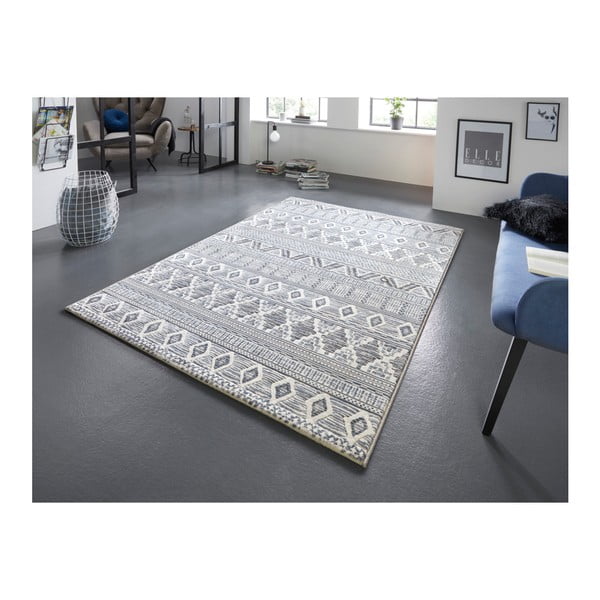 Modrý koberec Elle Decoration Arty Roanne, 120 x 170 cm-image-1