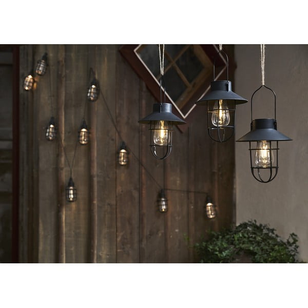 LED päikeseenergial töötav õuevalgusti (kõrgus 21 cm) Cage - Star Trading-image-1