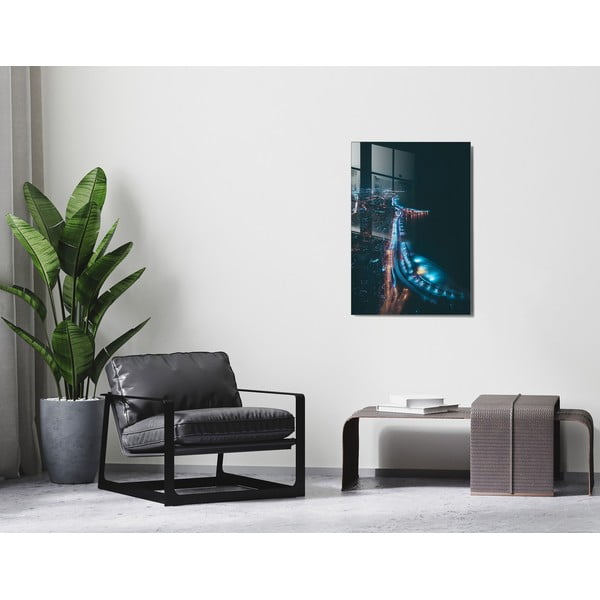 Klaasist maal 50x70 cm Night Way - Wallity-image-2