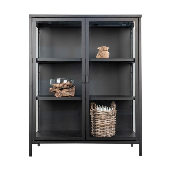 Must metallist vitriinkapp 80x101,5 cm Brisbane - House Nordic-image-4