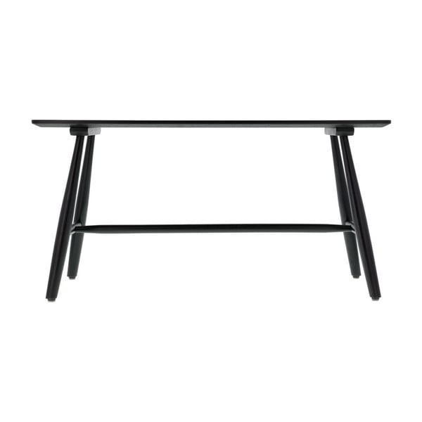 Must tamme konsoollaud 90x28 cm Bast - Villa Collection-image-3