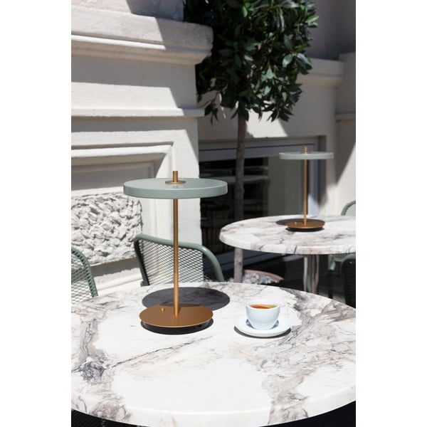 Heleroheline timmitav LED laualamp metallvarjundiga (kõrgus 31 cm) Asteria Move - UMAGE-image-3