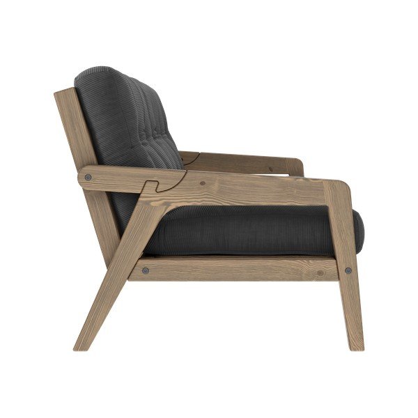 Hall kordvillane diivanvoodi 204 cm Grab - Karup Design-image-4