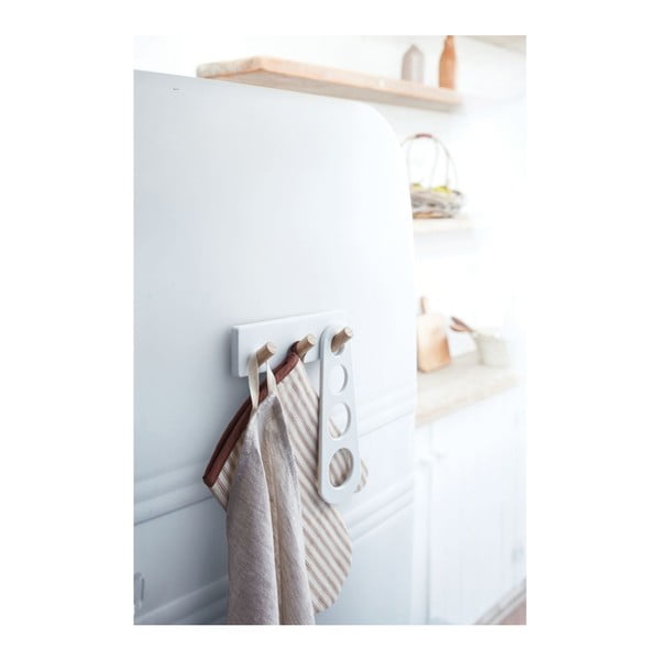 Valge seinahoidik köögitööriistade jaoks Trio - YAMAZAKI-image-1