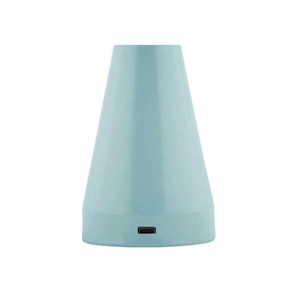 Helesinine dimmerdatav LED lauavalgusti metallist varjuga (kõrgus 20,5 cm) Rachel - Leitmotiv-image-2