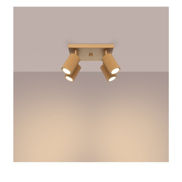 Kuldne laevalgusti 25x25 cm Gleam - Sollux-image-2