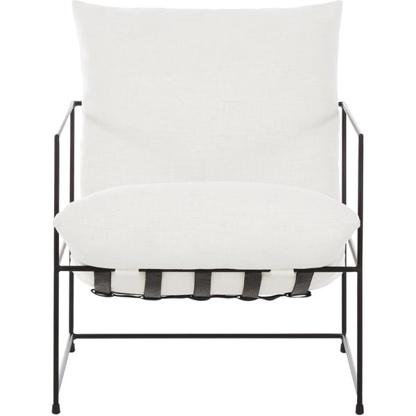 Valge metallraamiga tugitool Wayne - Westwing Collection-image-3