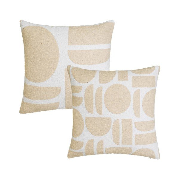 Bukleekangast dekoratiivpadjad 2tk komplektis 45x45 cm Mid Century - Casa Selección