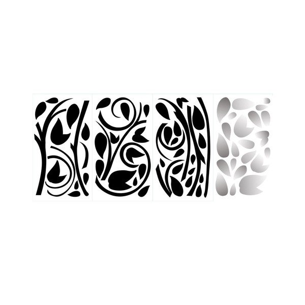 Samolepka Black Scroll Branch-image-1