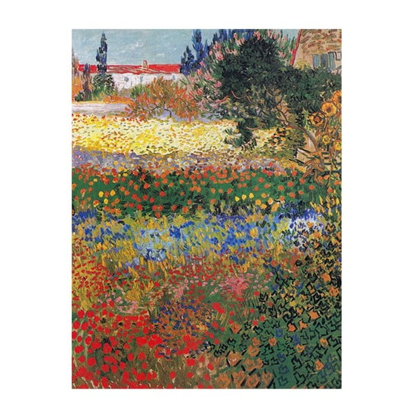 Maali reproduktsioon 45x60 cm Vincent van Gogh - Flower garden - Fedkolor