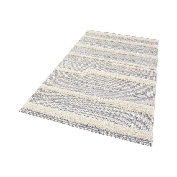 Šedý koberec Mint Rugs Handira Stripes, 77 x 150 cm-image-2