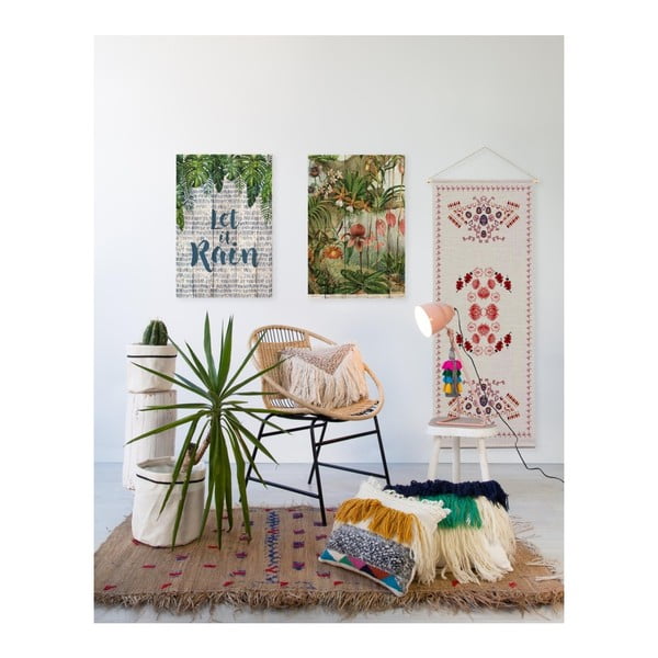 Seinakaunistus männipuidust , 60 x 40 cm Jungle Flowers - Madre Selva-image-1