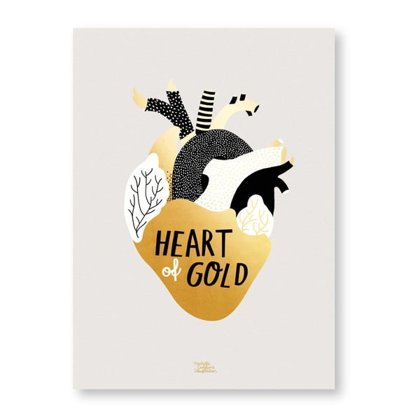 Plakát Michelle Carlslund Heart of Gold, 50 x 70 cm