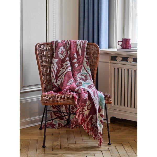 Taaskasutatud puuvillane pleed, 130x160 cm Jangal – Bloomingville-image-1