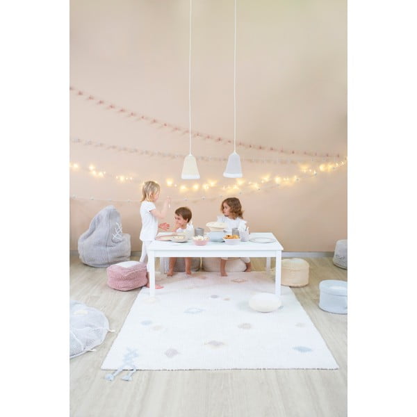 Kreem pestav käsitsi kootud puuvillane laste vaip 140x200 cm Kim - Lorena Canals-image-3