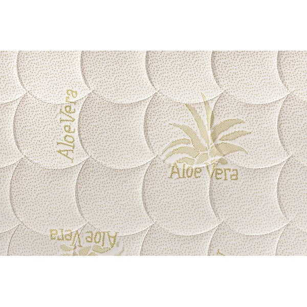 Keskmise/extrakindla vahtpolsterdusega kahepoolne madrats 120x200 cm BonRelax HR PLUS - BENAB-image-3