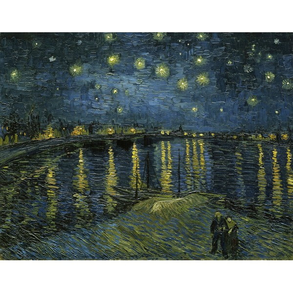 Maal - reproduktsioon 90x70 cm The Starry Night, Vincent van Gogh - Fedkolor