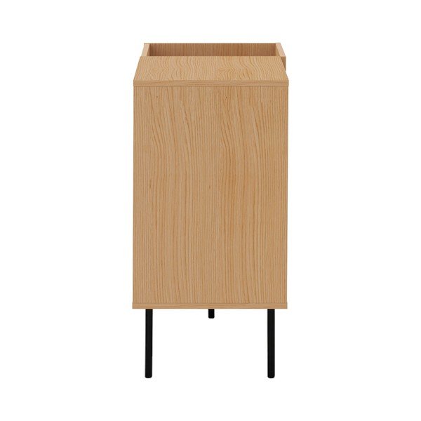 Must/puiduvärvi tammespooniga kummut plaadimängijale 100x80x42 cm Viny – TemaHome-image-4