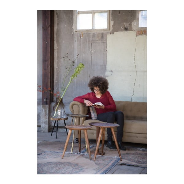 Messingist kohvilaud , ⌀ 37 cm Eliot - Dutchbone-image-2