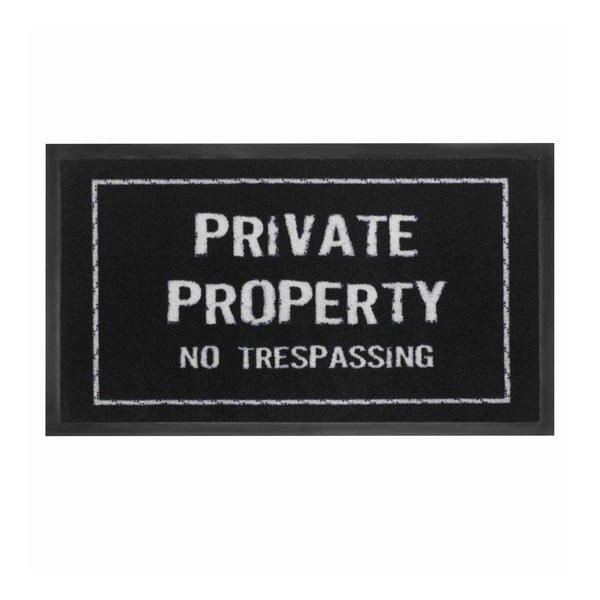 Rohožka Private property, 45x75 cm