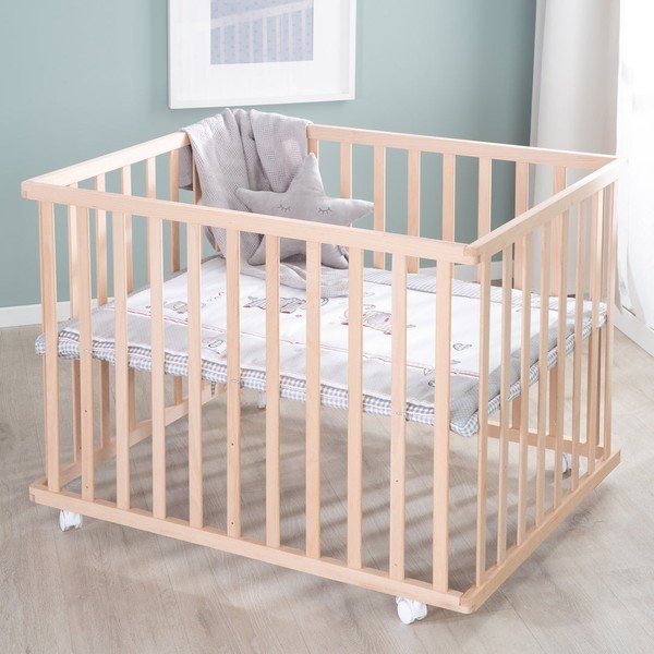 Ratastega mänguaed 100x75 cm Jumbo Twins - Roba-image-1