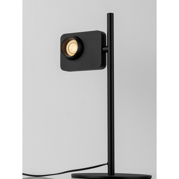 Must alumiiniumist LED-laualamp painduva/hämardatava konstruktsiooniga (kõrgus 46 cm) Kedros - Nova Luce-image-2